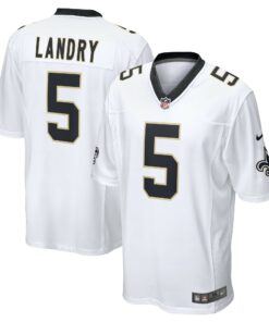 Men's New Orleans Saints Jarvis Landry White Player Game Jersey JS1866 nicesnker