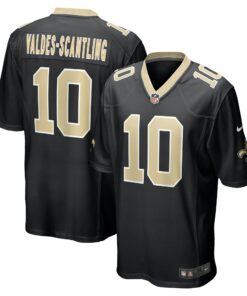 Men's New Orleans Saints Marquez Valdes-Scantling Black Game Jersey JS7457 nicesnker