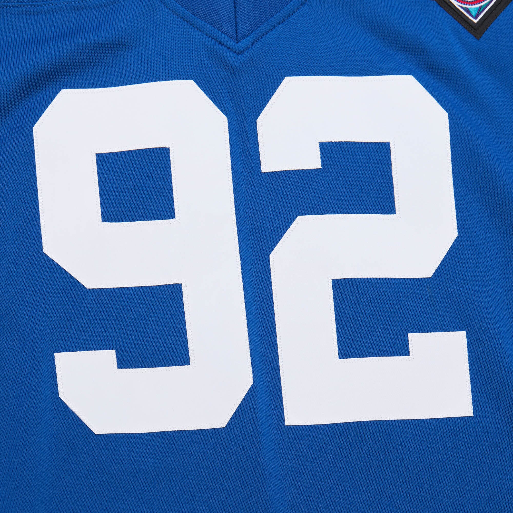 Men's New York Giants 1994 Michael Strahan Mitchell & Ness Royal Throwback Retired Player Jersey JS8446 nicesnker - Image 4