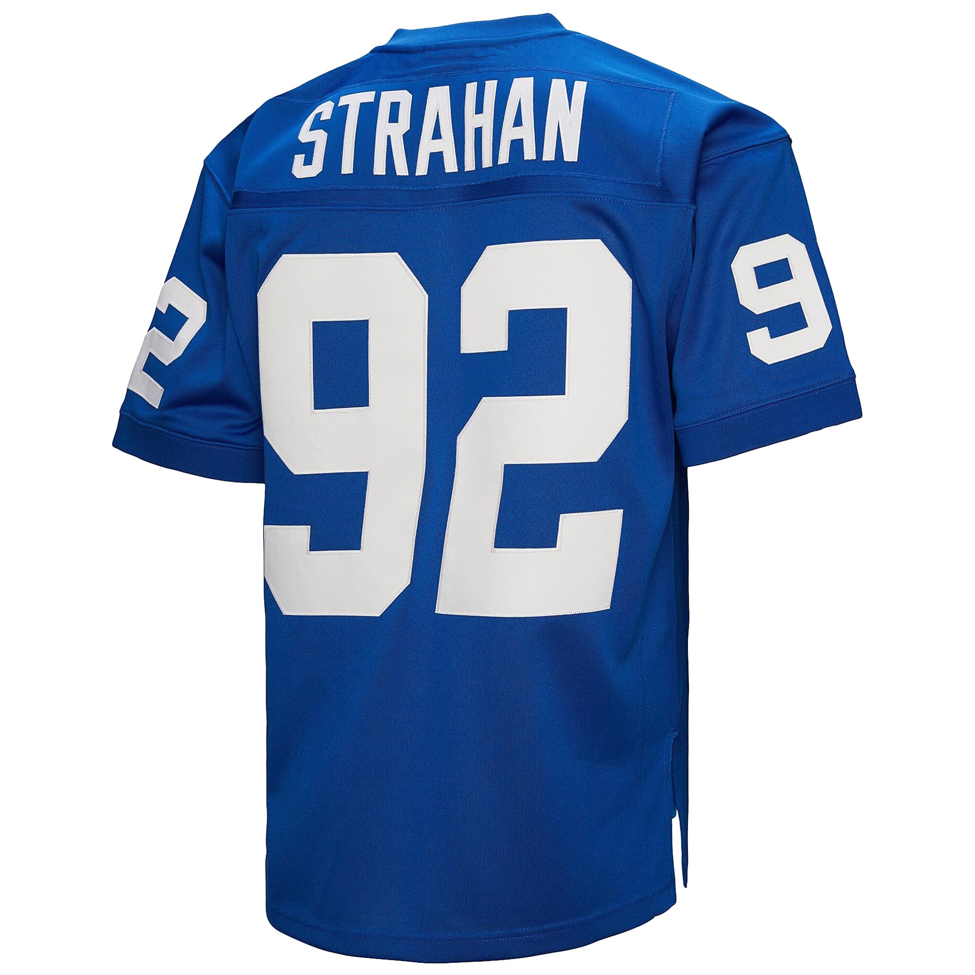 Men's New York Giants 1994 Michael Strahan Mitchell & Ness Royal Throwback Retired Player Jersey JS8446 nicesnker - Image 3