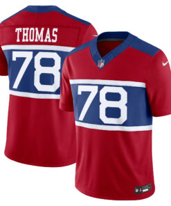 Men's New York Giants Andrew Thomas Century Red Alternate Vapor F.U.S.E. Limited Jersey JS3376 nicesnker