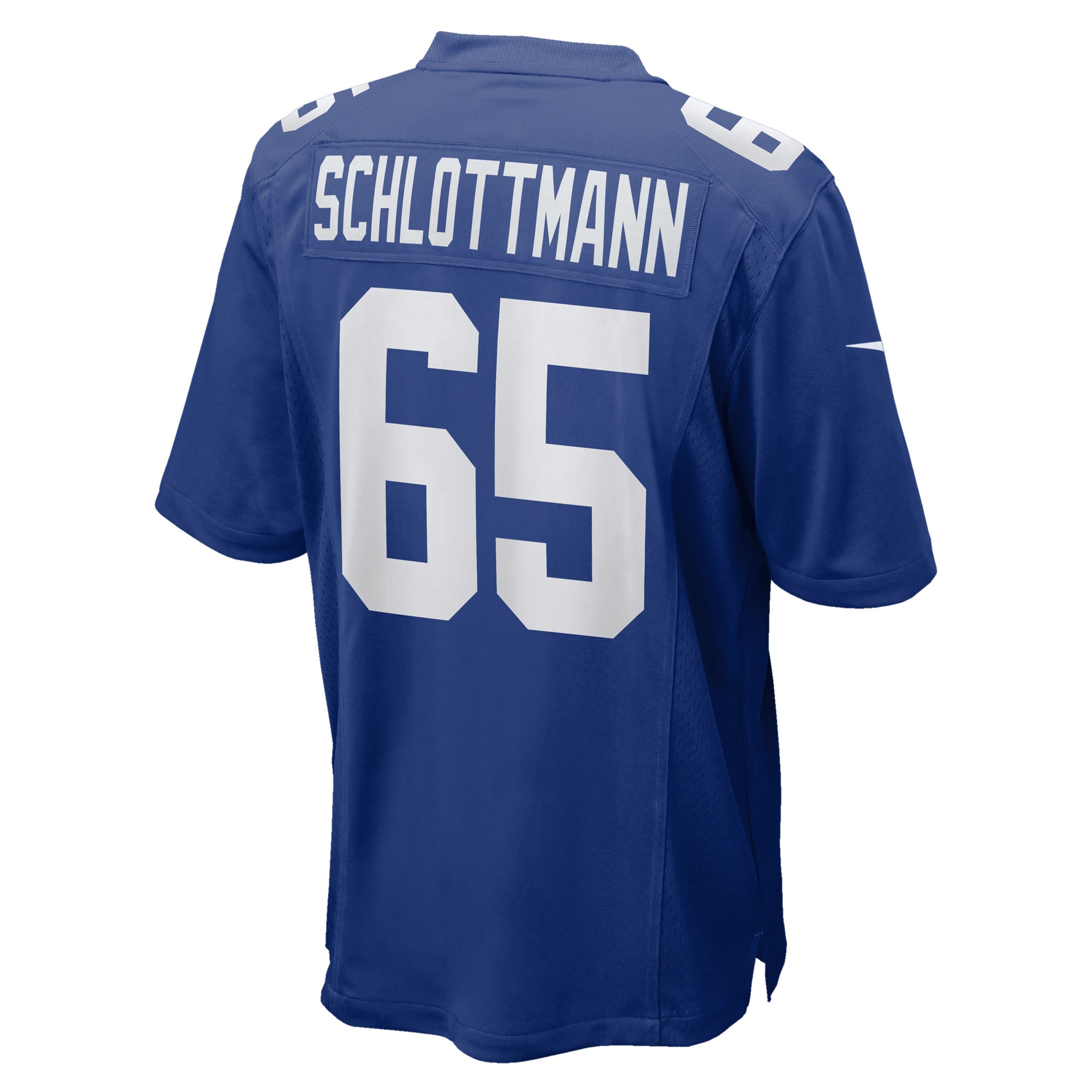 Men's New York Giants Austin Schlottmann Royal Team Game Jersey JS7200 nicesnker - Image 3