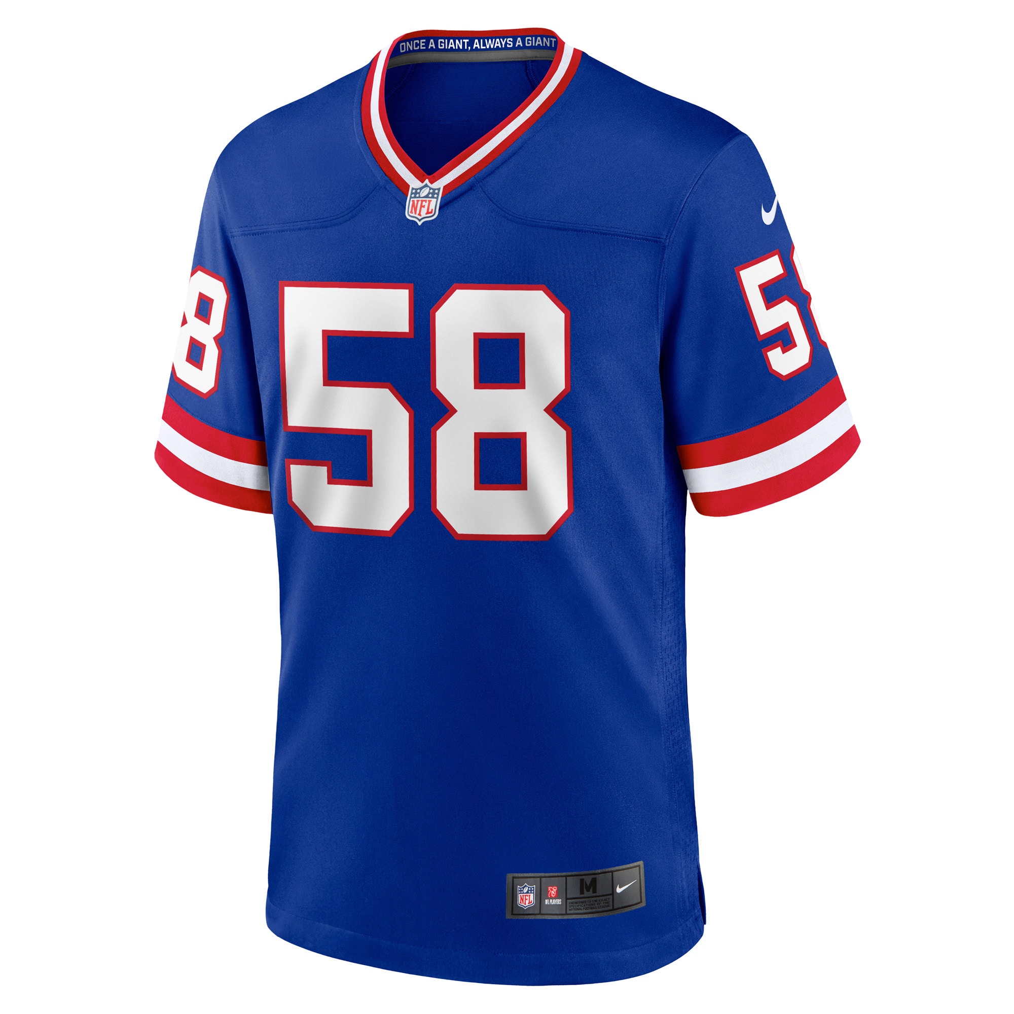 Men's New York Giants Carl Banks Royal Classic Retired Player Game Jersey JS4036 nicesnker - Image 2