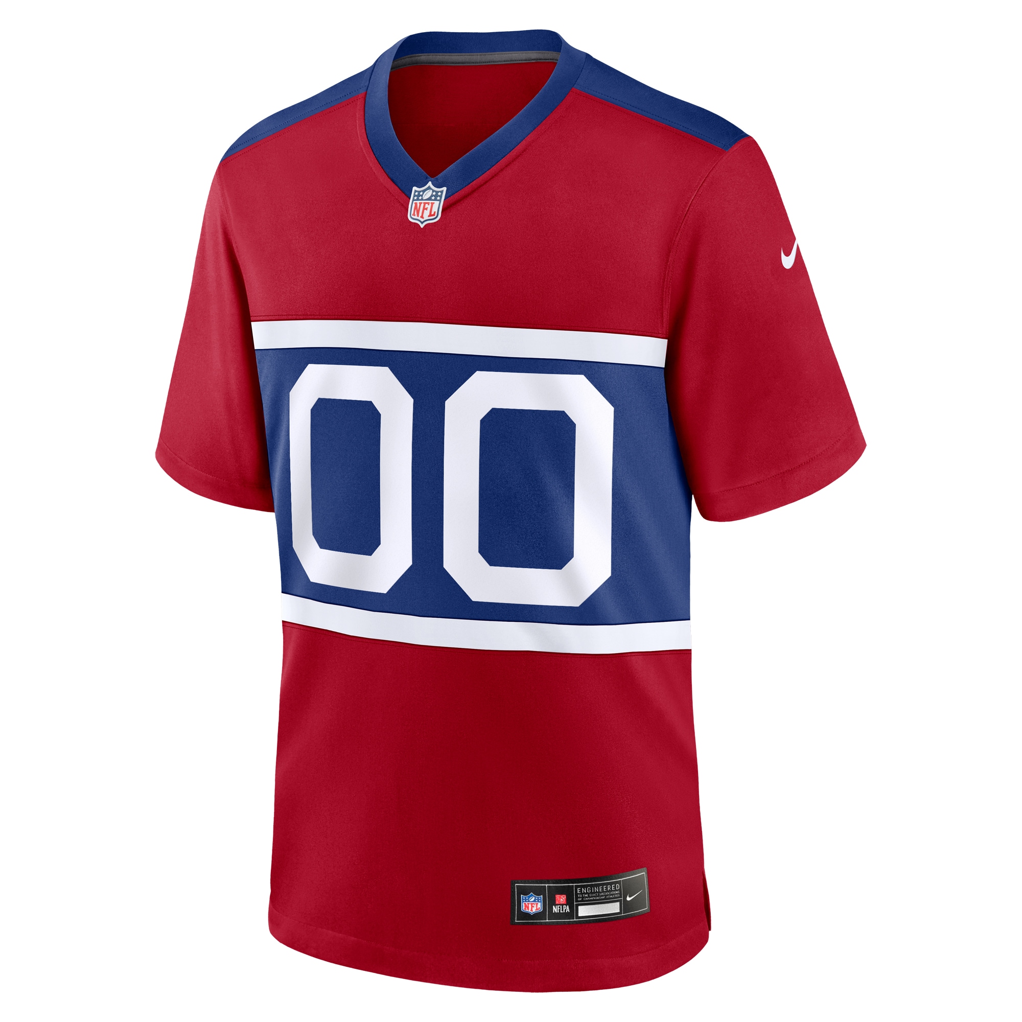 Men's New York Giants Century Red Alternate Game Custom Jersey JS9604 nicesnker - Image 2