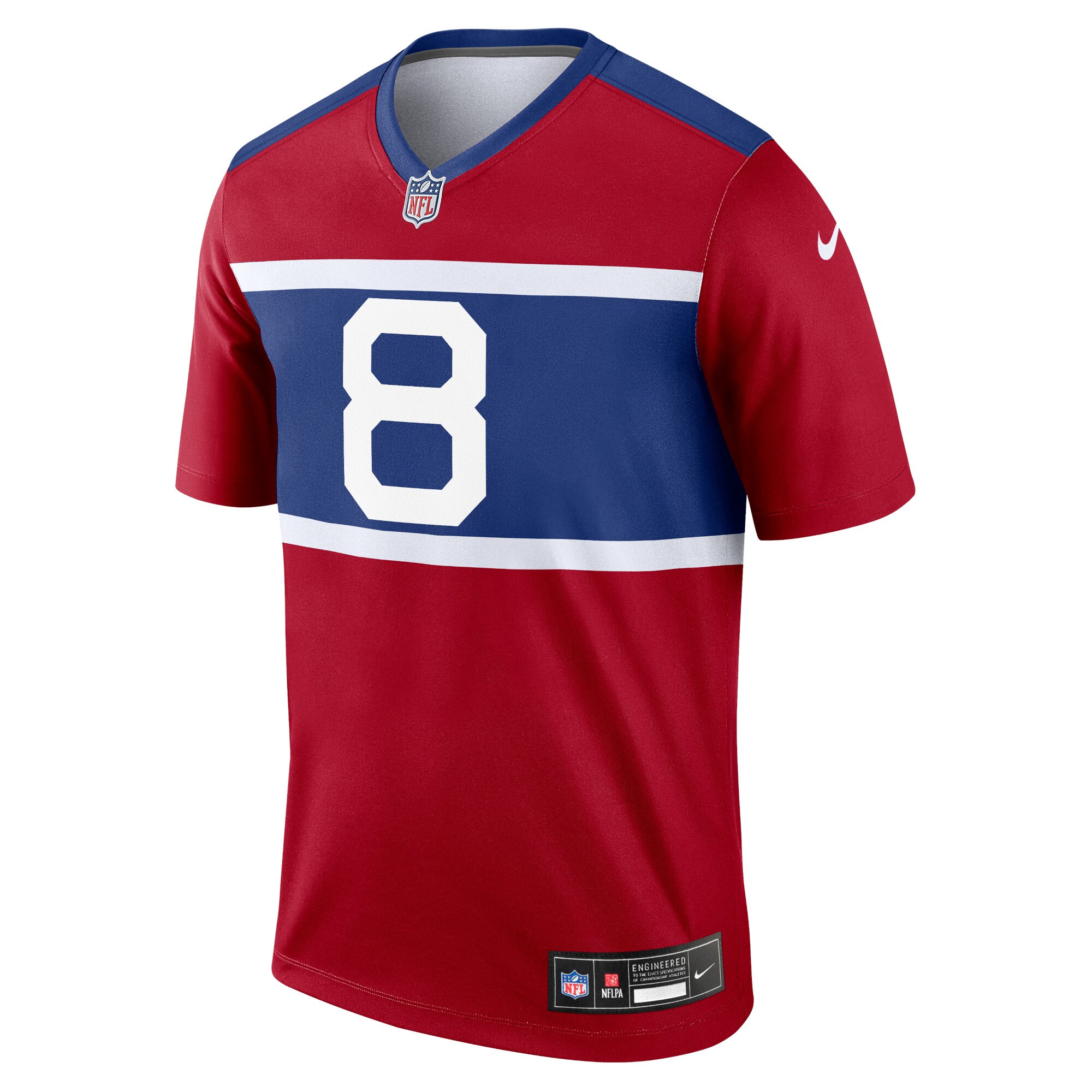 Men's New York Giants Daniel Jones Red Alternate Legend Player Performance Top JS6243 nicesnker - Image 2
