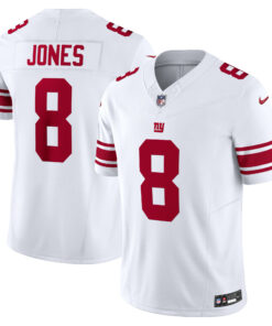 Men's New York Giants Daniel Jones White Vapor F.U.S.E. Limited Jersey JS3253 nicesnker