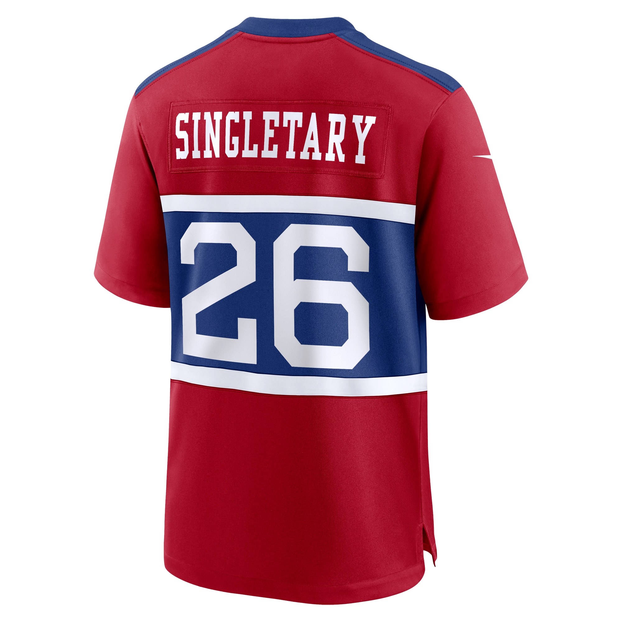 Men's New York Giants Devin Singletary Century Red Alternate Player Game Jersey JS4575 nicesnker - Image 3