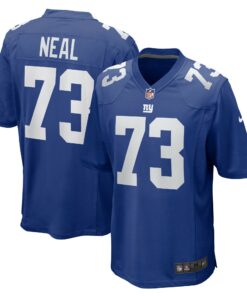 Men's New York Giants Evan Neal Royal Player Game Jersey JS3005 nicesnker