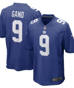 Men's New York Giants Graham Gano Royal Team Game Player Jersey JS8381 nicesnker
