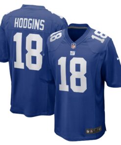 Men's New York Giants Isaiah Hodgins Royal Home Game Player Jersey JS9731 nicesnker
