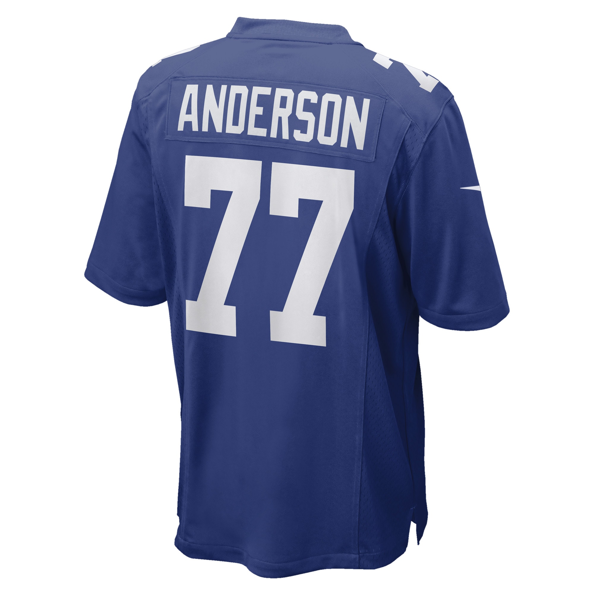 Men's New York Giants Jack Anderson Royal Game Player Jersey JS8903 nicesnker - Image 3
