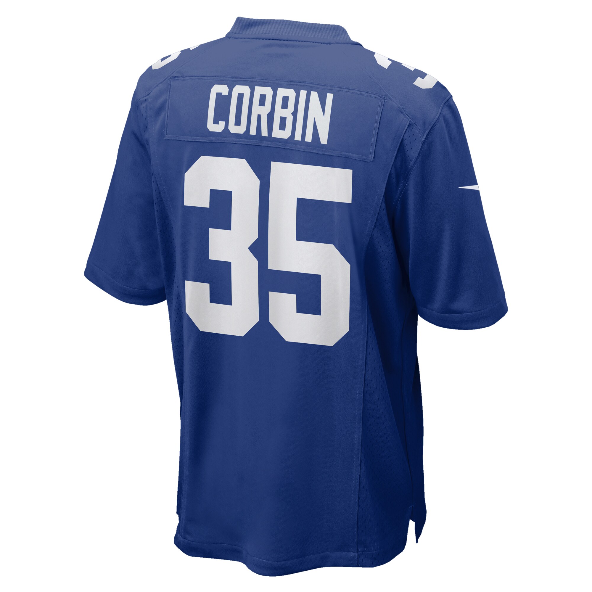 Men's New York Giants Jashaun Corbin Royal Team Game Jersey JS7464 nicesnker - Image 3