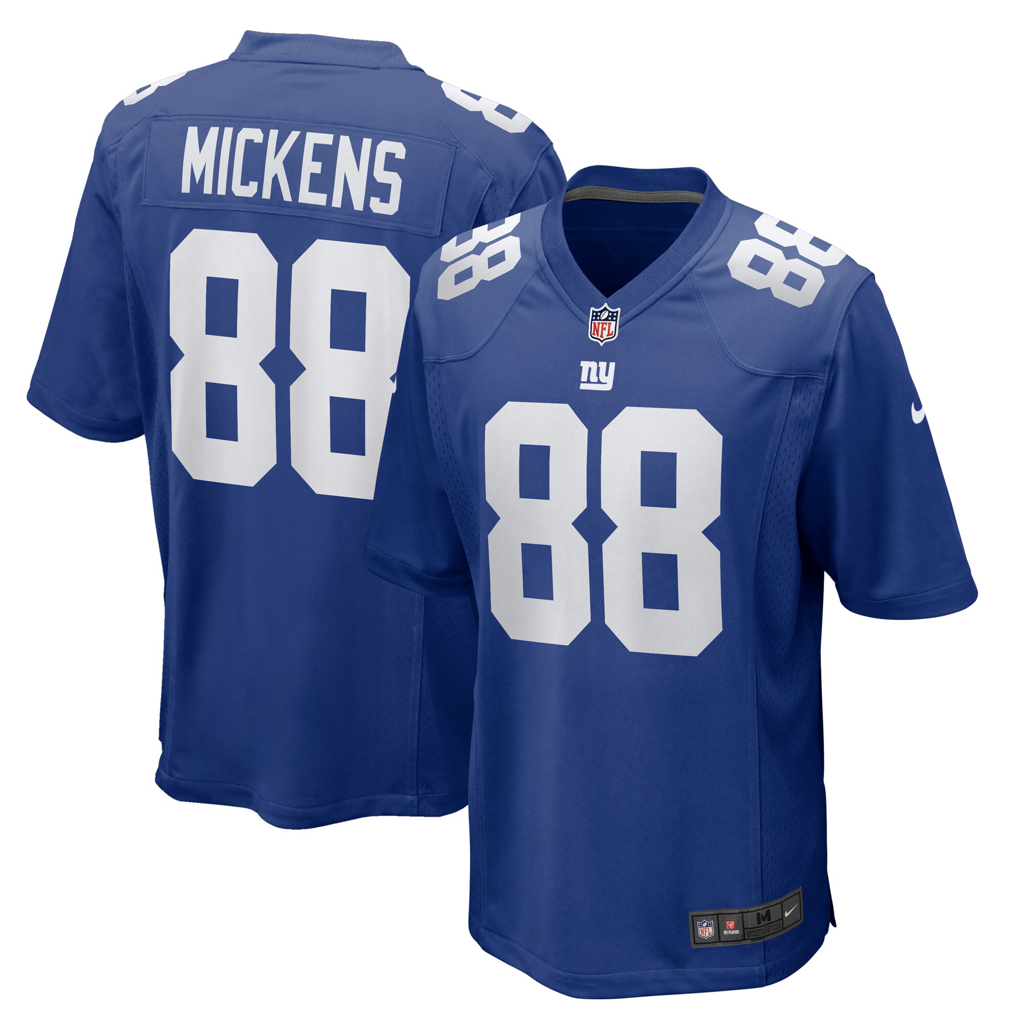 Men's New York Giants Jaydon Mickens Royal Team Game Jersey JS2548 nicesnker