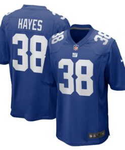 Men's New York Giants Kaleb Hayes Royal Game Jersey JS7942 nicesnker