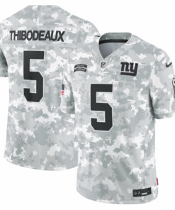 Men's New York Giants Kayvon Thibodeaux Arctic Camo 2024 Salute to Service Limited Jersey JS7942 nicesnker