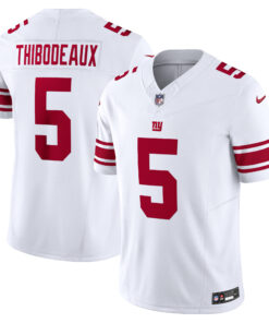 Men's New York Giants Kayvon Thibodeaux White Vapor F.U.S.E. Limited Jersey JS4069 nicesnker