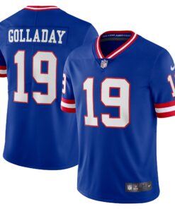 Men's New York Giants Kenny Golladay Royal Classic Vapor Limited Player Jersey JS8597 nicesnker