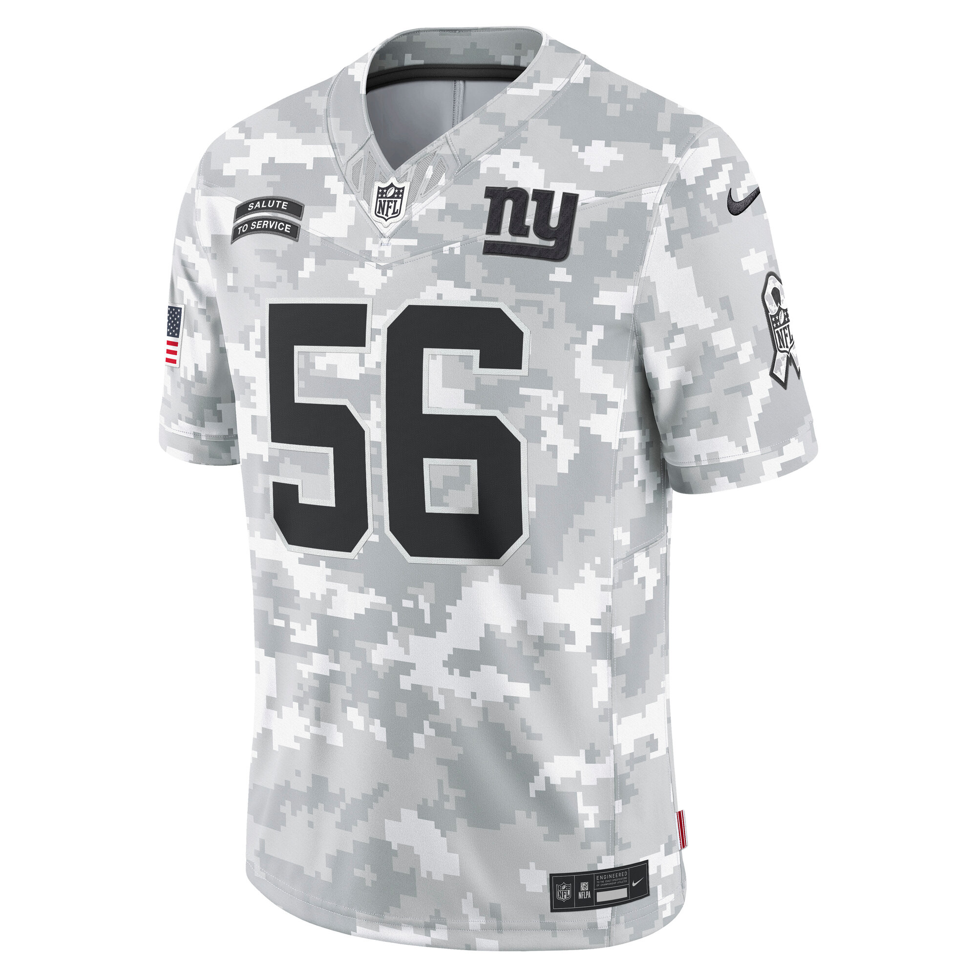 Men's New York Giants Lawrence Taylor Arctic Camo 2024 Salute to Service Retired Player Limited Jersey JS4196 nicesnker - Image 2