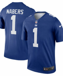Men's New York Giants Malik Nabers Royal Team Legend Player Performance Top JS3134 nicesnker