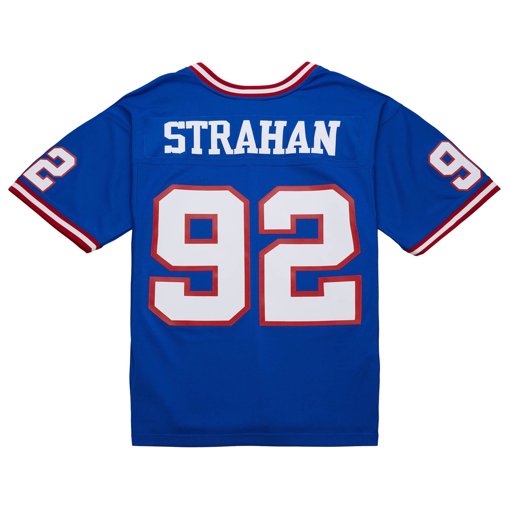 Men's New York Giants Michael Strahan Mitchell & Ness Royal 1993 Legacy Jersey JS3211 nicesnker - Image 3