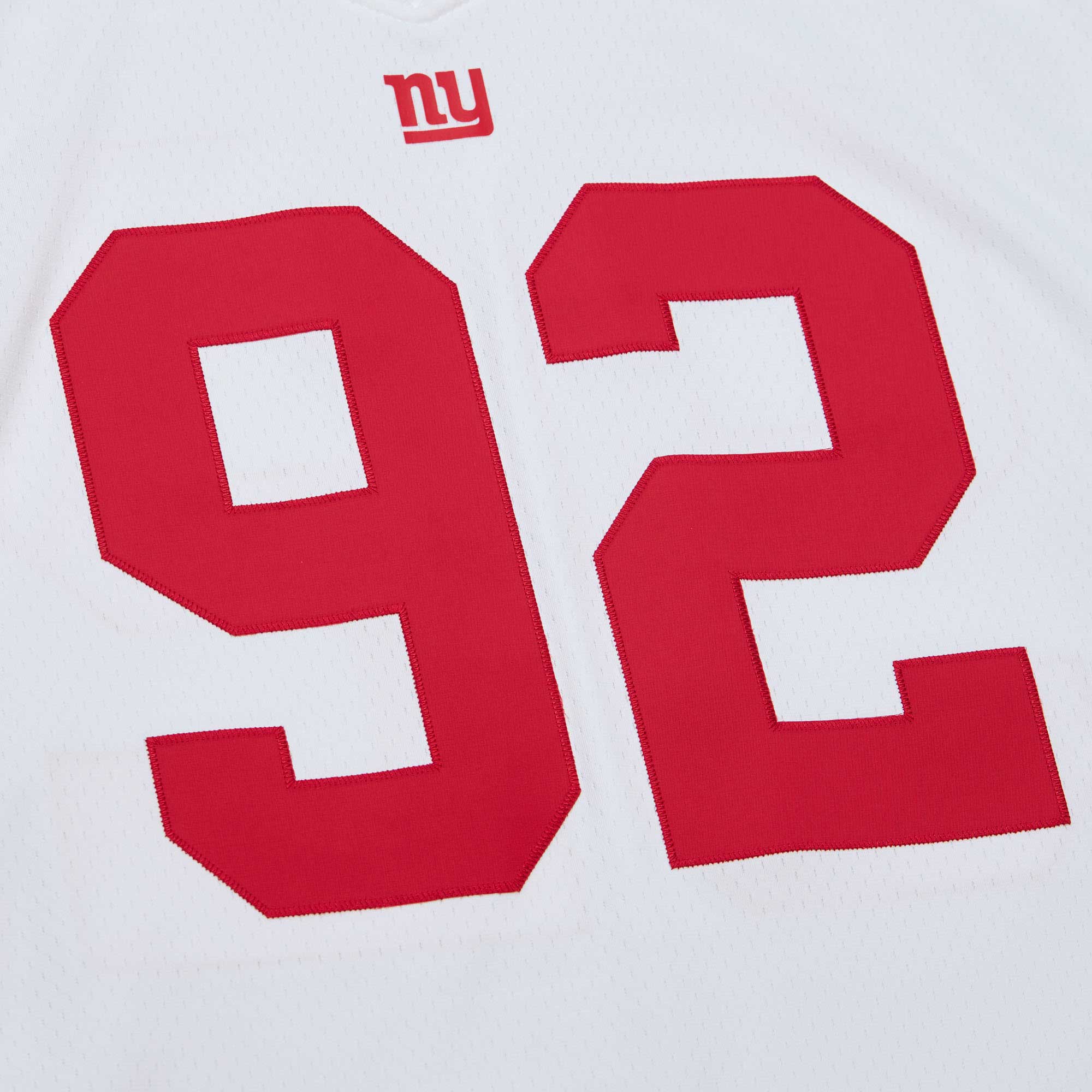Men's New York Giants Michael Strahan Mitchell & Ness White Legacy Jersey JS5377 nicesnker - Image 5