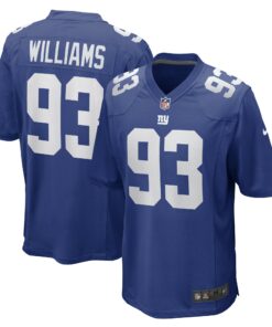 Men's New York Giants Nick Williams Royal Game Player Jersey JS3439 nicesnker