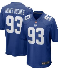 Men's New York Giants Rakeem Nunez-Roches Royal Game Player Jersey JS7369 nicesnker