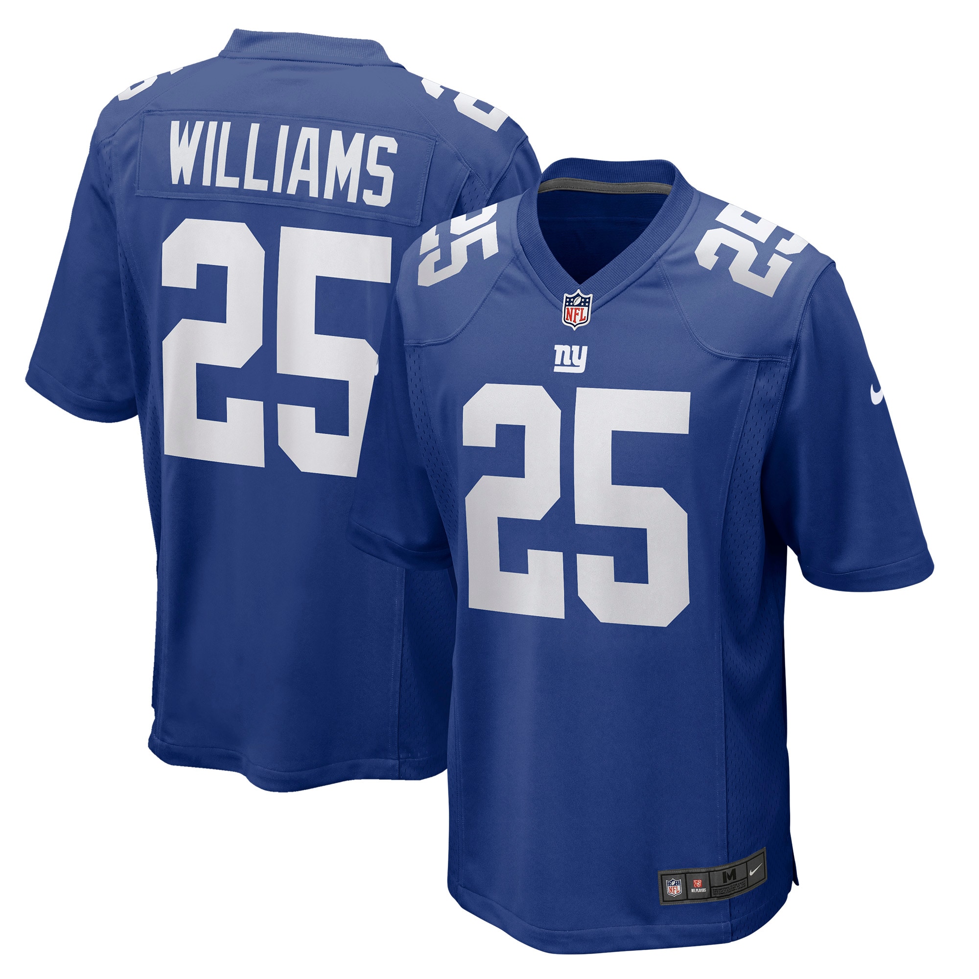 Men's New York Giants Rodarius Williams Royal Game Player Jersey JS8736 nicesnker