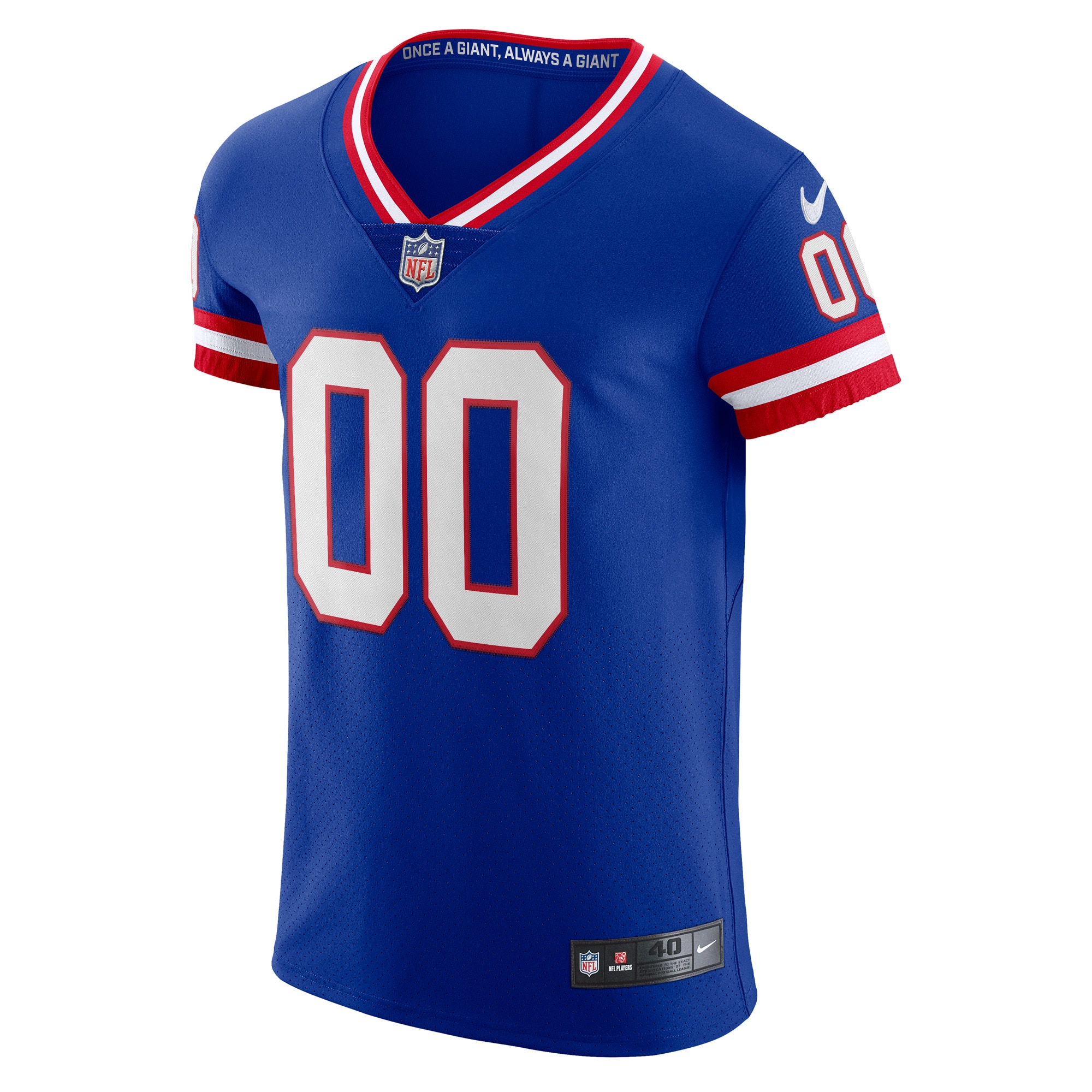 Men's New York Giants Royal Classic Vapor Elite Custom Jersey JS4773 nicesnker - Image 2