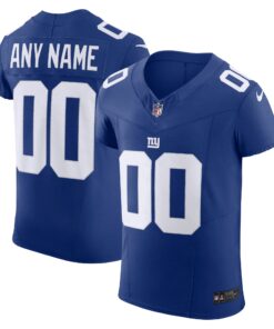 Men's New York Giants Royal Vapor F.U.S.E. Elite Custom Jersey JS3660 nicesnker
