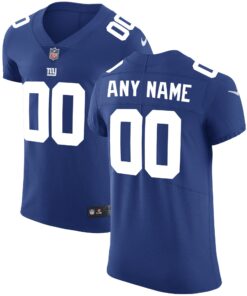 Men's New York Giants Royal Vapor Untouchable Custom Elite Jersey JS3505 nicesnker