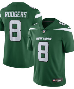 Men's New York Jets Aaron Rodgers Gotham Green Vapor Untouchable Limited Jersey JS6234 nicesnker