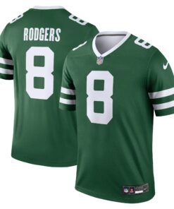 Men's New York Jets Aaron Rodgers Legacy Green Legend Player Performance Top JS6478 nicesnker