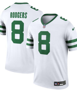 Men's New York Jets Aaron Rodgers Legacy White Legend Player Performance Top JS4344 nicesnker