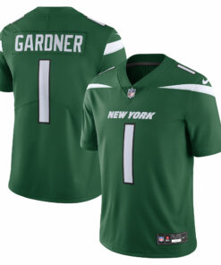 Men's New York Jets Ahmad Sauce Gardner Gotham Green Vapor Untouchable Limited Jersey JS6001 nicesnker