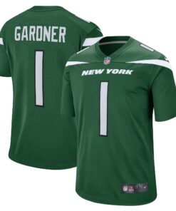 Men's New York Jets Ahmad Sauce Gardner Green Player Game Jersey JS6409 nicesnker
