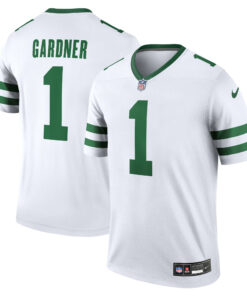 Men's New York Jets Ahmad Sauce Gardner Legacy White Legend Player Performance Top JS8777 nicesnker
