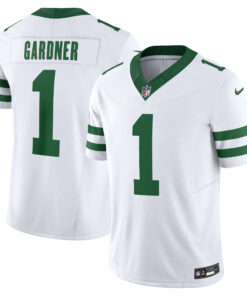 Men's New York Jets Ahmad Sauce Gardner Legacy White Vapor F.U.S.E. Limited Jersey JS5564 nicesnker