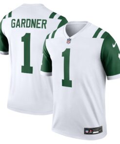 Men's New York Jets Ahmad Sauce Gardner White Alternate Legend Player Performance Top JS6733 nicesnker