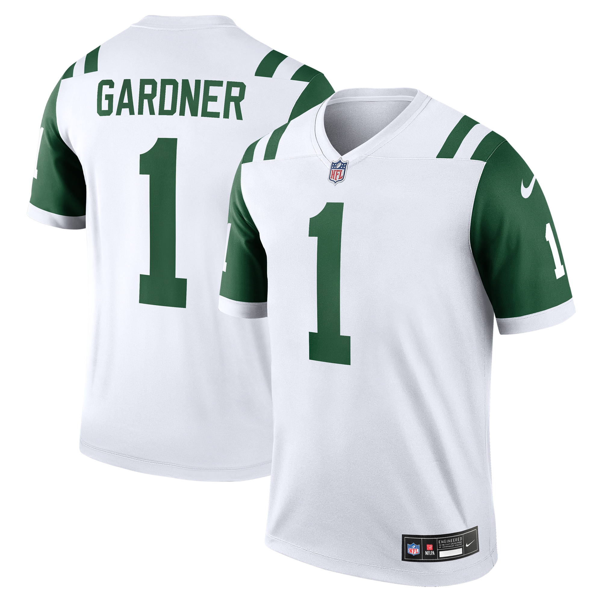 Men's New York Jets Ahmad Sauce Gardner White Alternate Legend Player Performance Top JS6733 nicesnker