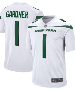 Men's New York Jets Ahmad Sauce Gardner White Player Game Jersey JS2183 nicesnker