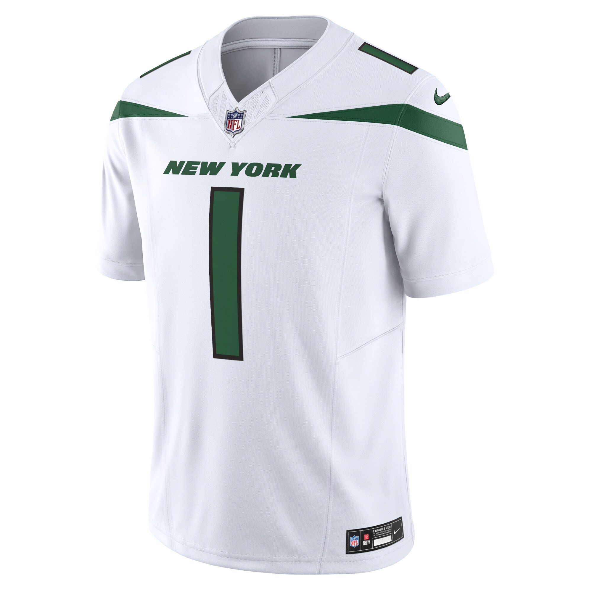 Men's New York Jets Ahmad Sauce Gardner White Vapor F.U.S.E. Limited Jersey JS8227 nicesnker - Image 2