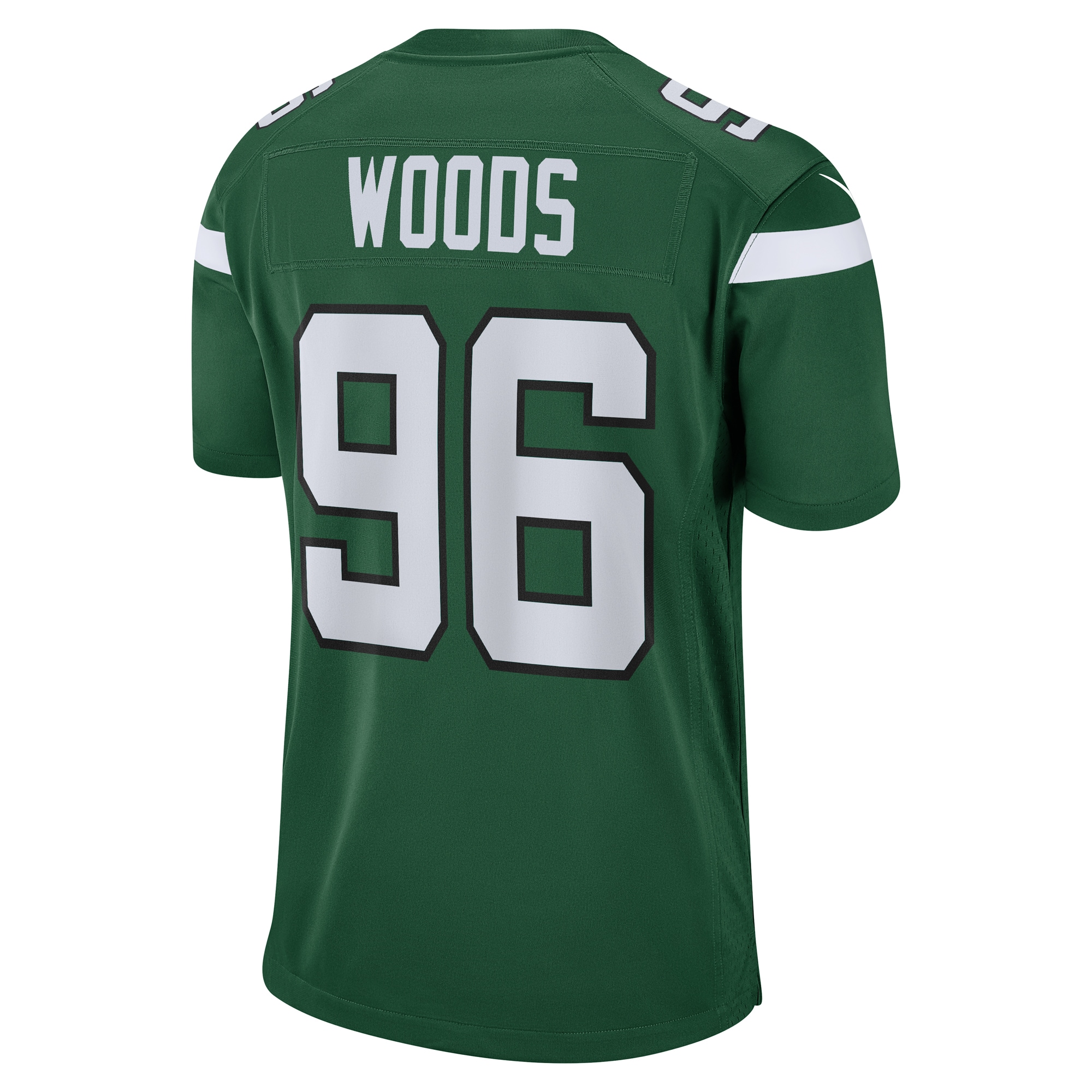 Men's New York Jets Al Woods Gotham Green Game Jersey JS6998 nicesnker - Image 3