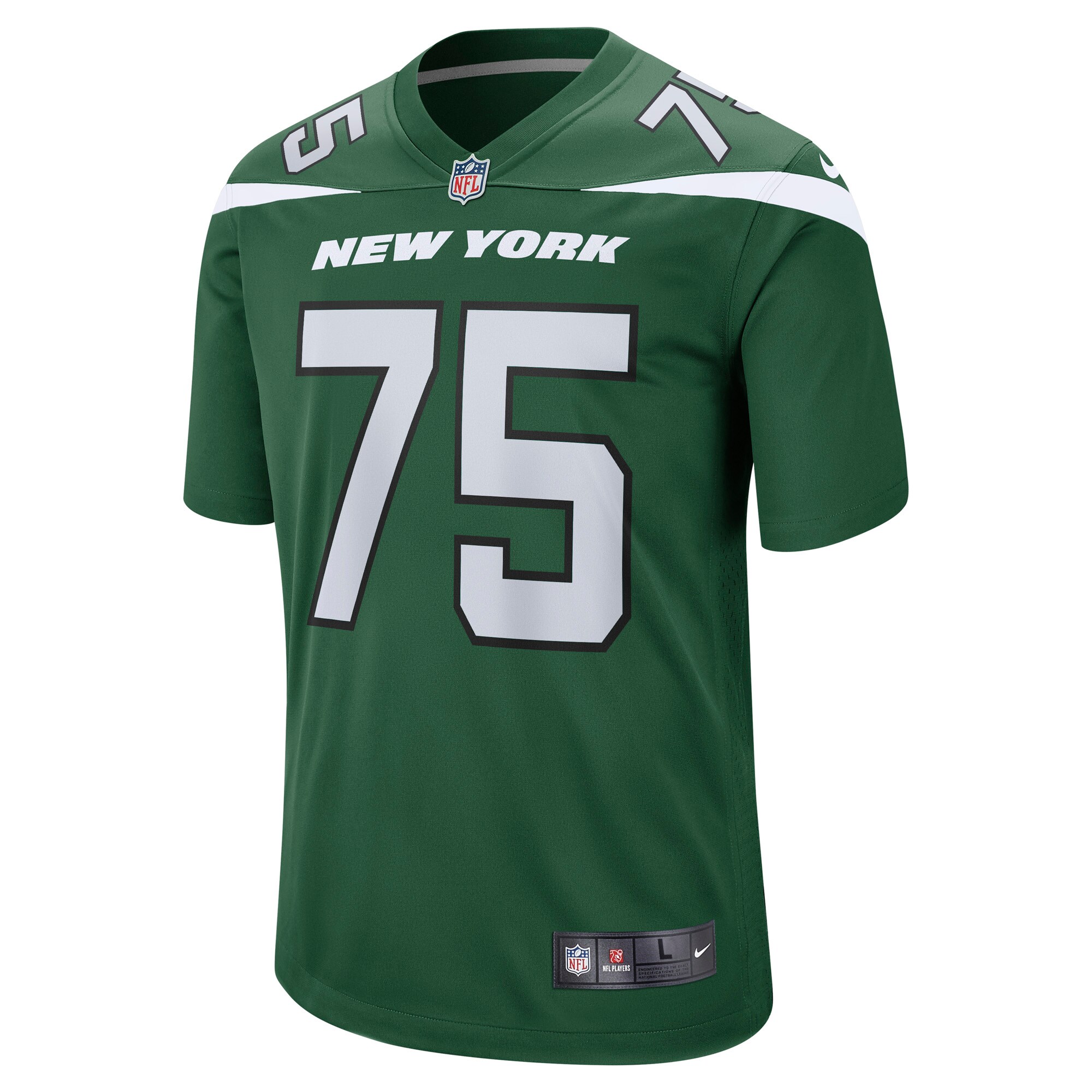 Men's New York Jets Alijah Vera-Tucker Gotham Green Game Player Jersey JS5358 nicesnker - Image 2