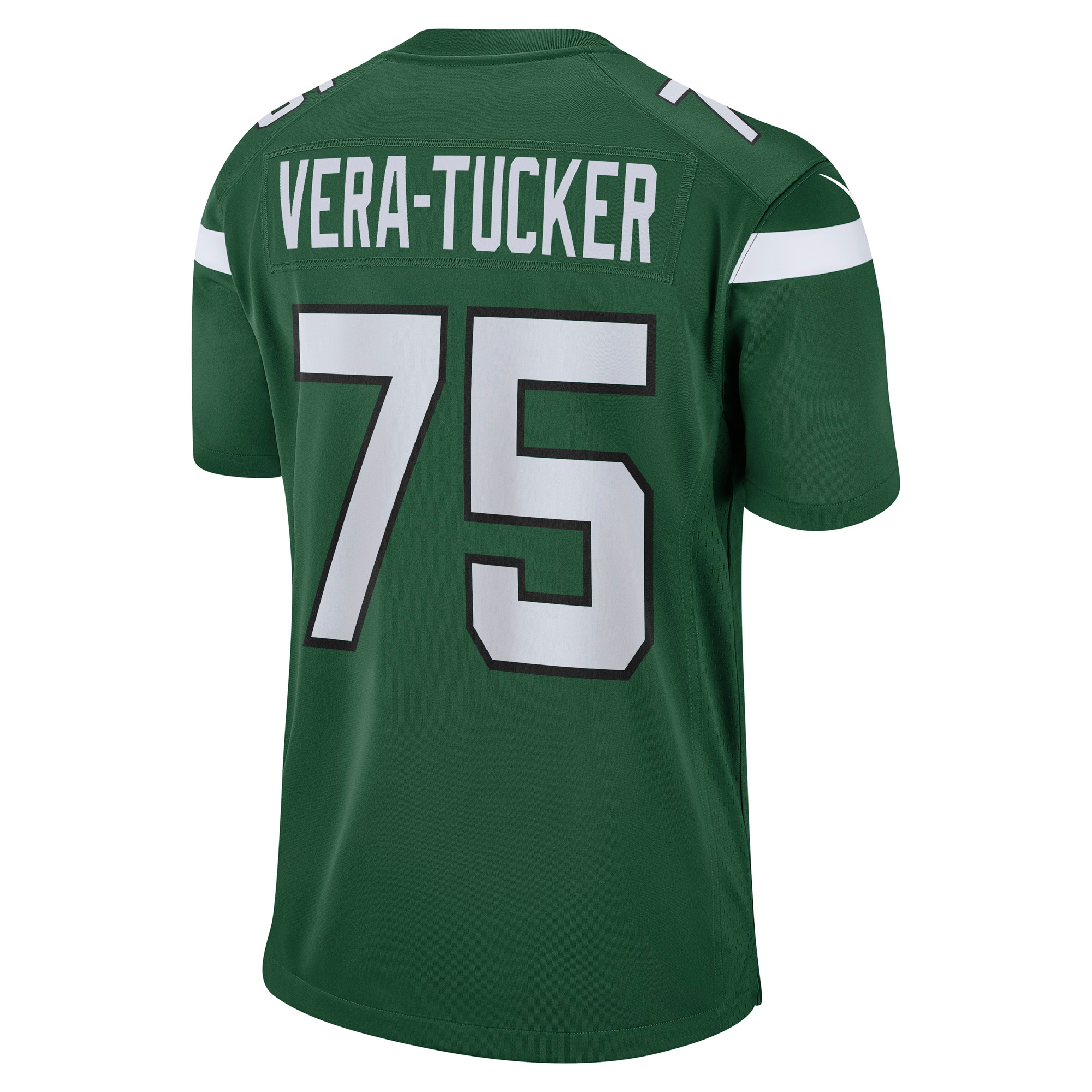 Men's New York Jets Alijah Vera-Tucker Gotham Green Game Player Jersey JS5358 nicesnker - Image 3