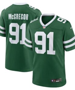Men's New York Jets Braiden McGregor Legacy Green Team Game Jersey JS9601 nicesnker