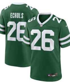 Men's New York Jets Brandin Echols Legacy Green Team Game Jersey JS8269 nicesnker