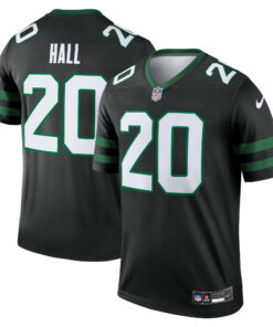 Men's New York Jets Breece Hall Black Alternate Legend Player Performance Top JS6938 nicesnker