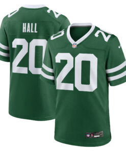 Men's New York Jets Breece Hall Legacy Green Game Jersey JS5920 nicesnker