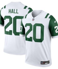 Men's New York Jets Breece Hall White Alternate Legend Player Performance Top JS6764 nicesnker